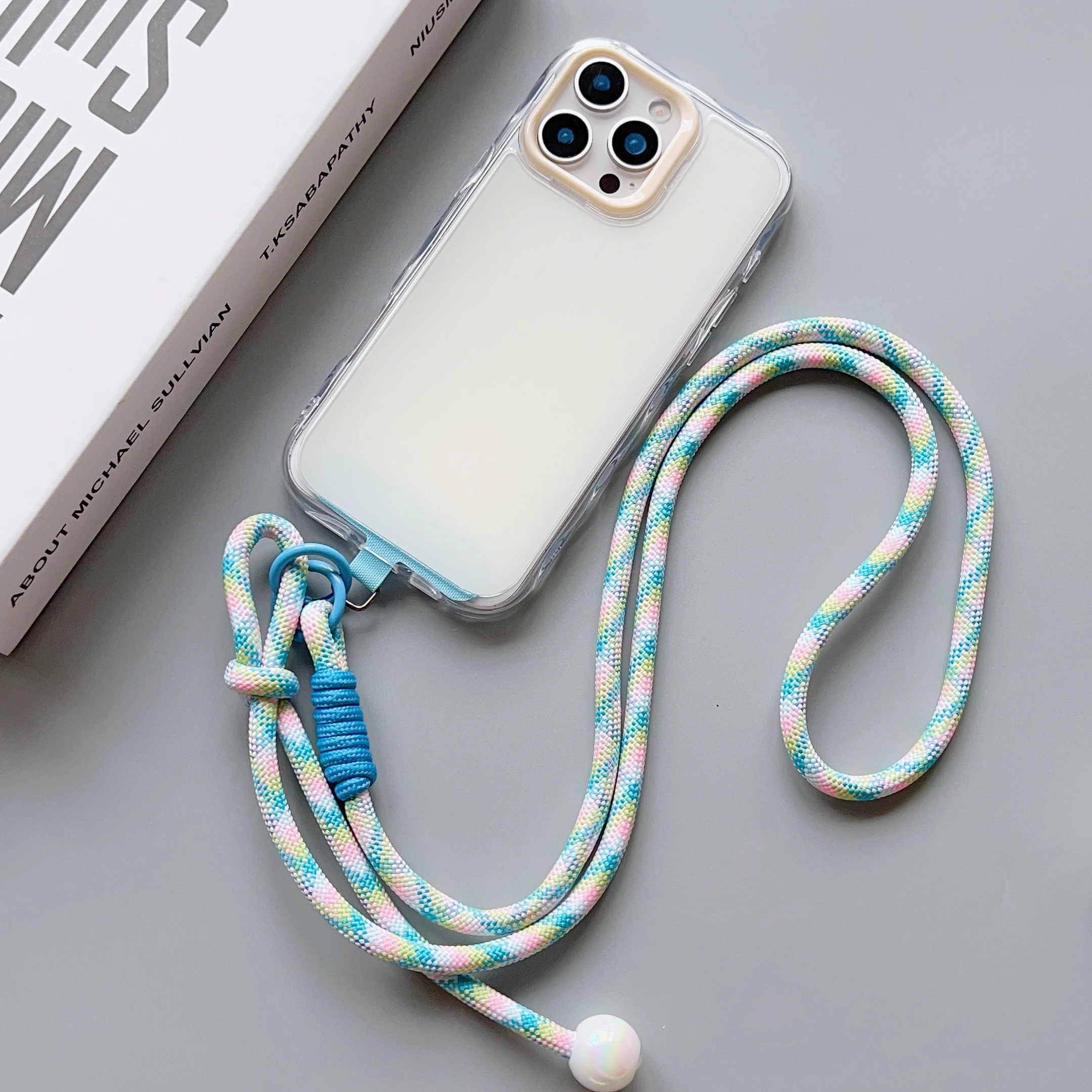 

Красочный тканый ремешок для мобильного телефона, регулируемая сумка, веревка через плечо, анти-потерянная веревка, ремешок на запястье, простой уличный ремешок