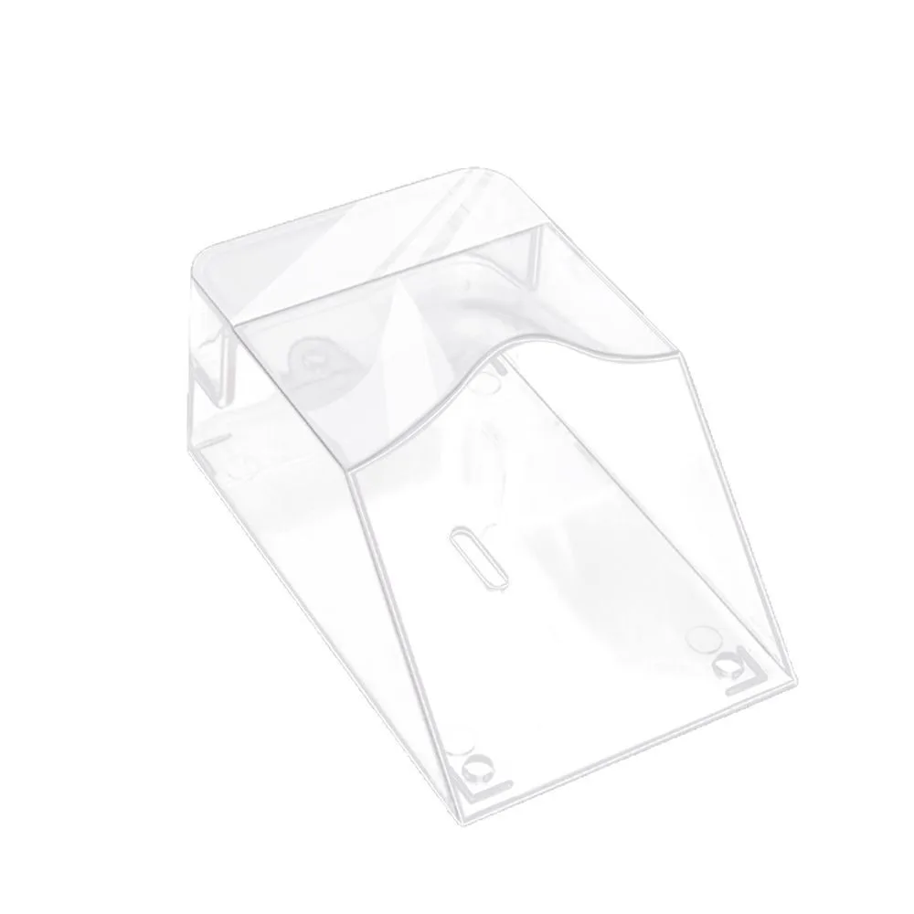 Wireless Doorbell Waterproof Cover for Outdoor Doorbell Protection Box Transparent Cap for Rain Protection and Splash Prevention