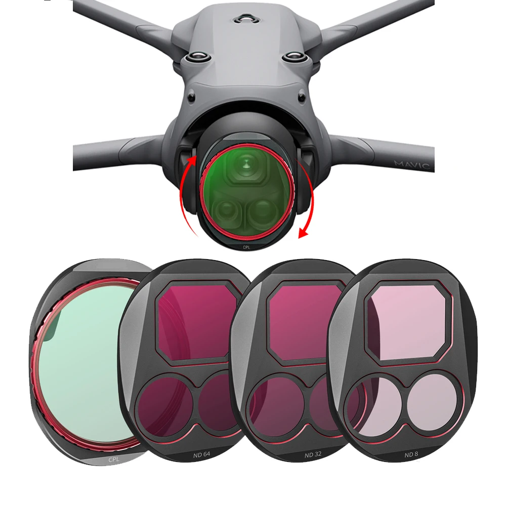 

ND & CPL Filters Set for DJI Mavic 4 Pro, ND8 ND16 ND32 ND64 CPL Filters Compatible for DJI Mavic 4 Pro Drone Accessories