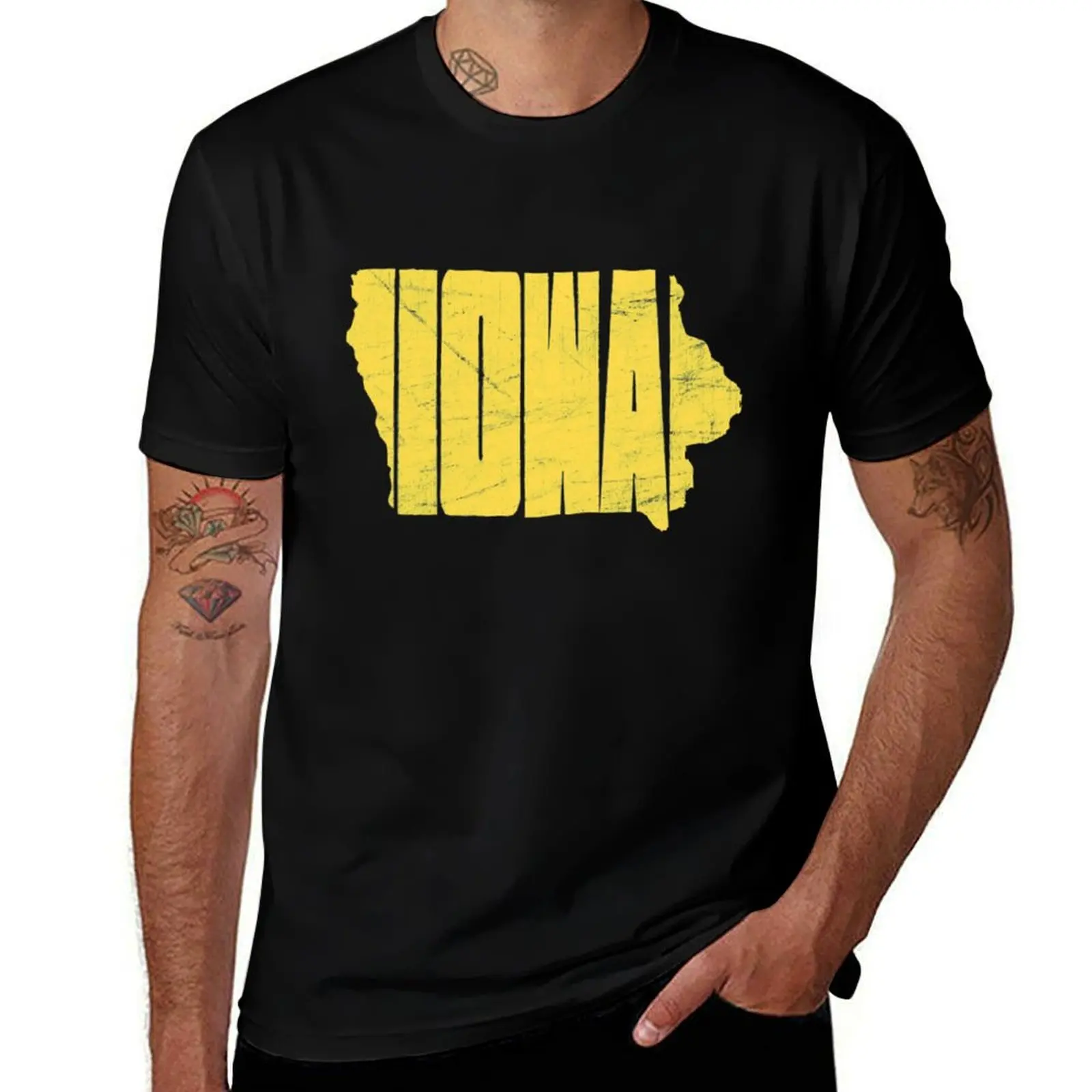 Iowa T-Shirt Water Resistant Casual T-Shirt