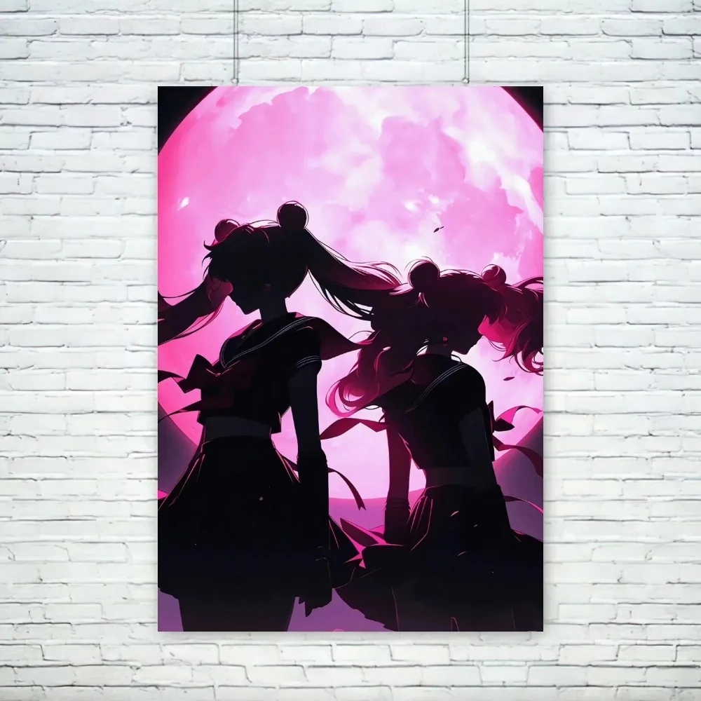 Bilibili S-Sailor Moon Wall Pictures, Lovely Poster para Sala, Decoração Outono