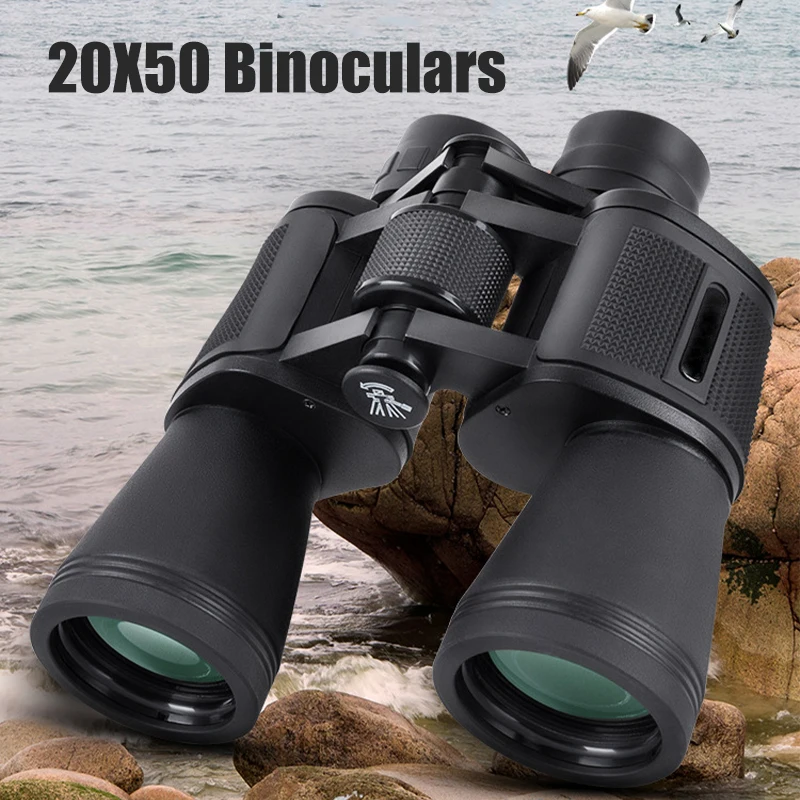 

20x50 HD professional binocular weak light night vision BAK4 prism FMC coating waterproof telescope outdoor hunting telescope