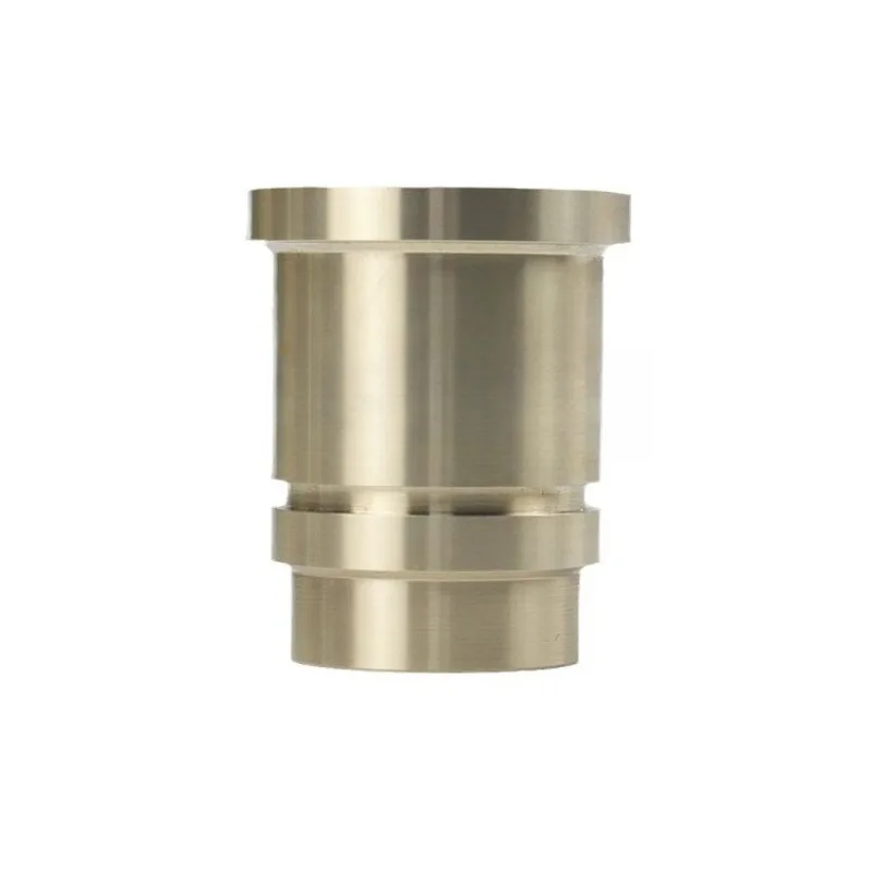 For Oil-free Bushing, Oil Groove Copper Sleeve, Wear-resistant Sliding Bearing Flanged Copper Pipe with Oil Groove