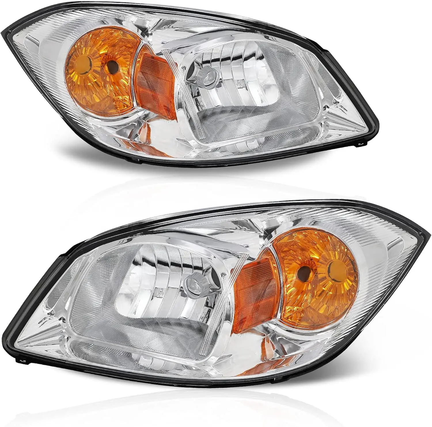 

Headlight Assembly Compatible with 2005 2006 2007 2008 2009 2010 05 06 07 08 09 10 2005-2010 Chevrolet Chevy Cobalt/2005-2006 Po