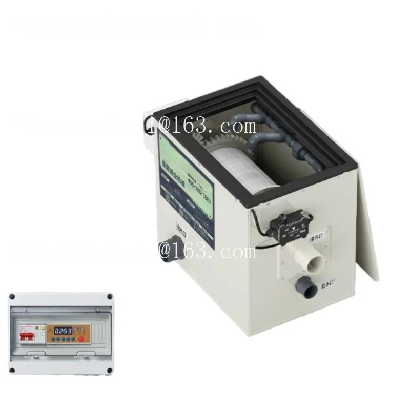 Rotary drum microfilter fish pond automatic backwashing cycle fish stool separation filter aquaculture microfilter
