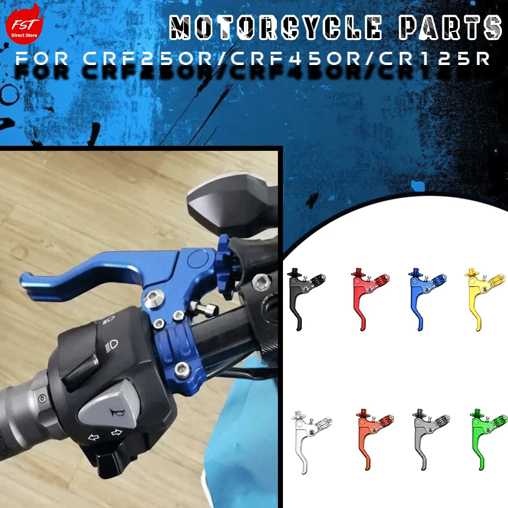 

Fit for CRF250R CRF450R CR125R Two Finger Clutch Lever, Stunt Handlebar Lever
