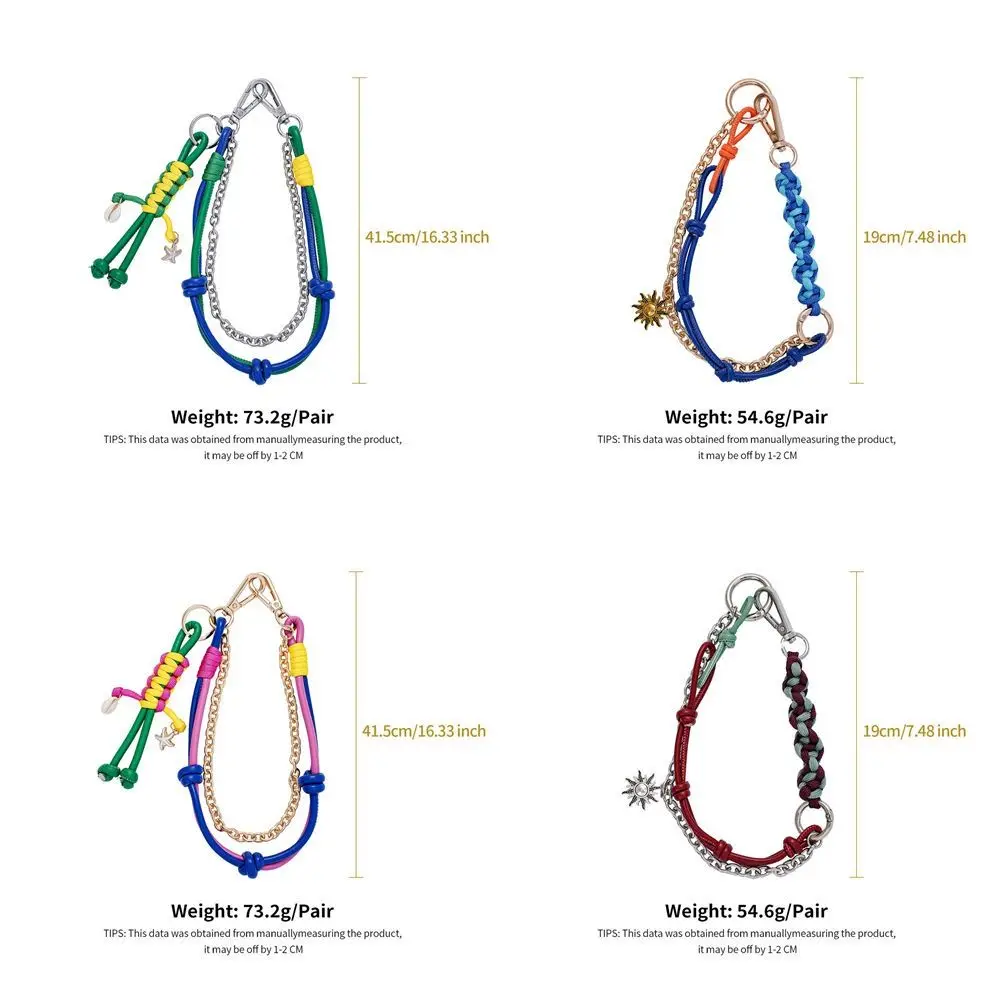 Collana fai-da-te Portachiavi con ciondolo intrecciato in corda retrò Portachiavi con ciondolo geometrico per cellulare Portachiavi per auto Ciondolo con sole Borsa con catena da uomo