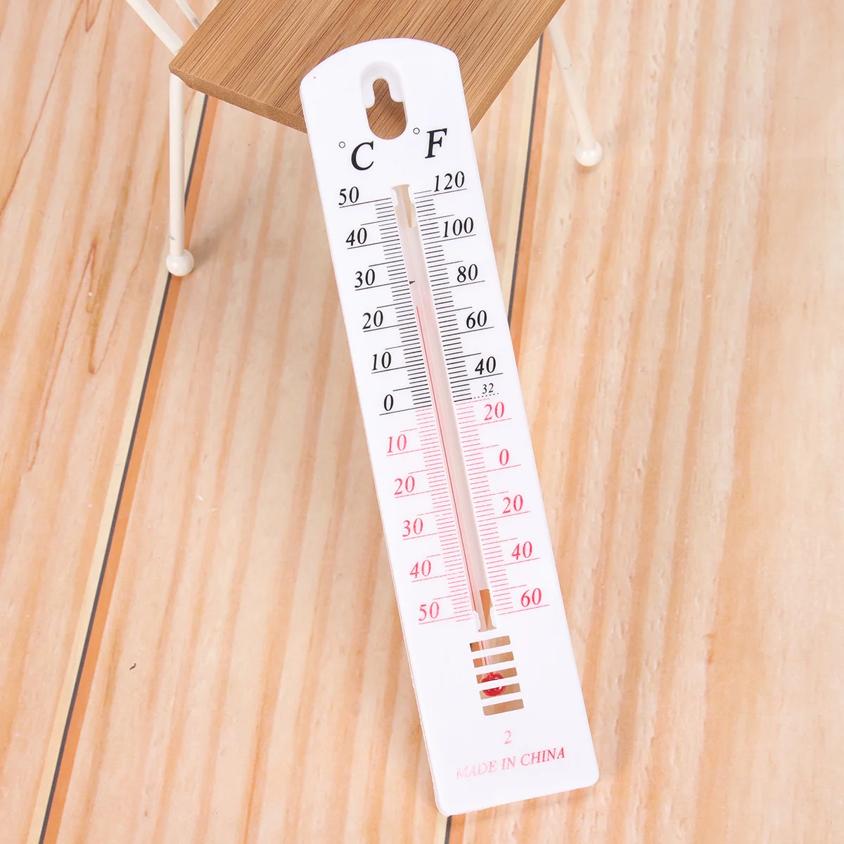 

10Pcs Indoor Thermometer Accurate Plastic Material Simple Shape Design Home Real Time Temperature Celsius Fahrenheit Display