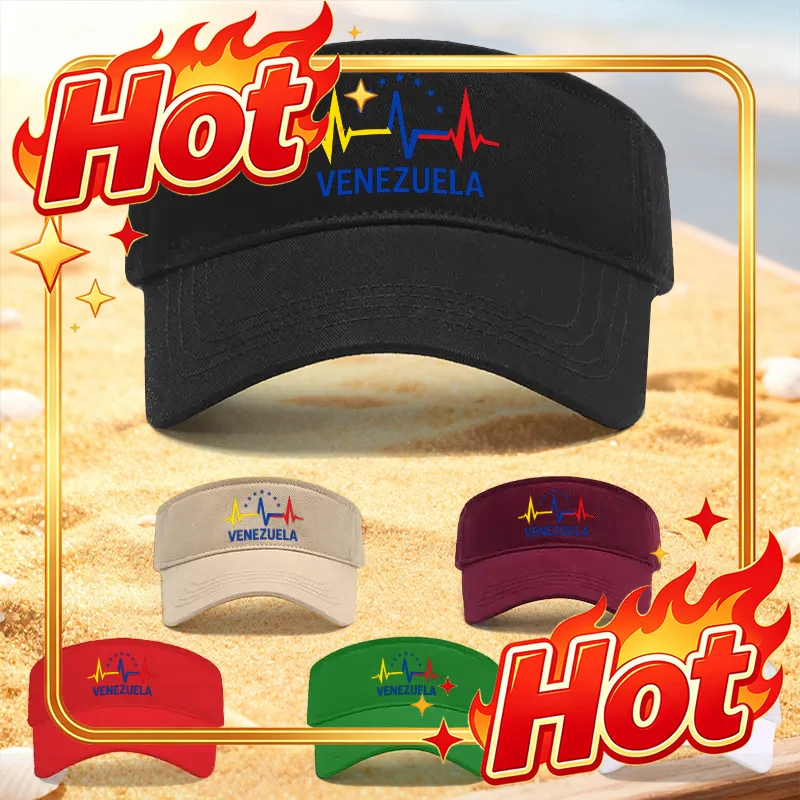 Custom Hats A Stylish Printed Bucket Hat Filled With Venezuelan Patriotism And Heartbeat Rhythm, Suitable For Both Men And Women