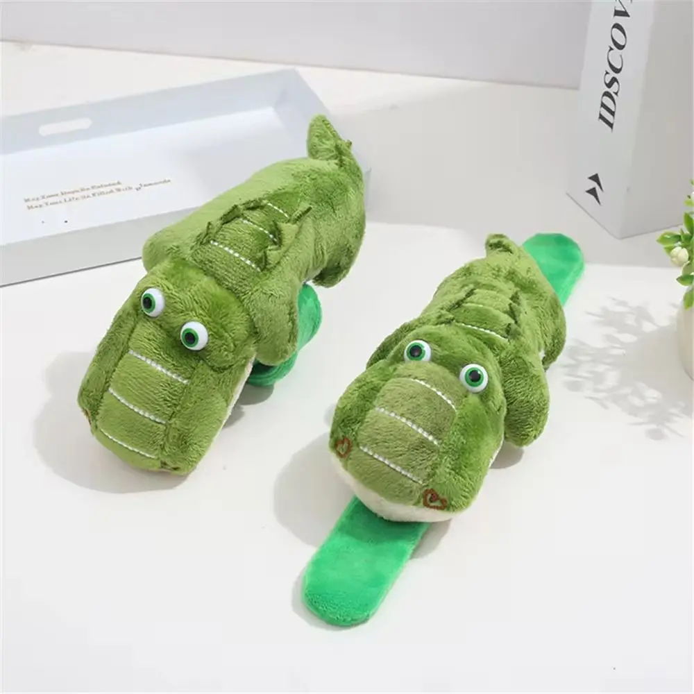 Simulation Crocodile Doll Wristband Hand Ring Cute Doll Bracelet Plush Toy Wrist Style 23cm Animal Slap Bracelets Toy