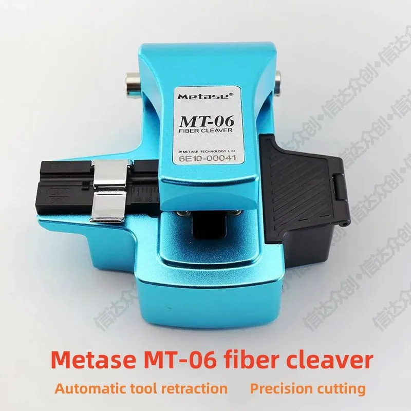 Newly Launched Metase MT-06 Fully Automatic Fiber Cleaver One-Step High-Precision One-Click Tool Rotation Fiber Optic Cutter