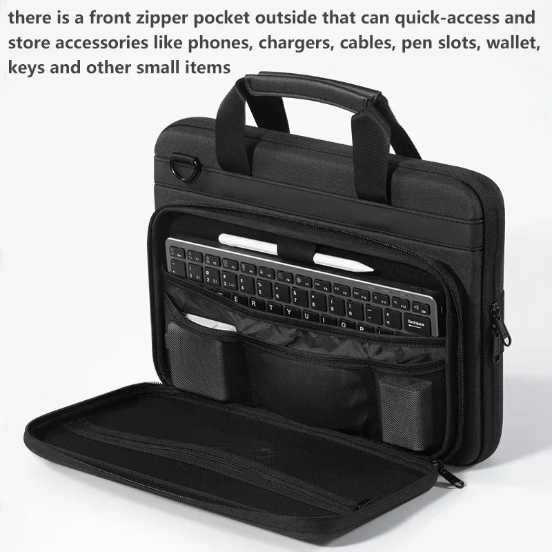 13.3 15.6 بوصة هارد شل حقيبة كتف للكمبيوتر المحمول للصدمات إيفا حمل حقيبة لماك بوك HP ديل لينوفو Asus VivoBook Surface Book