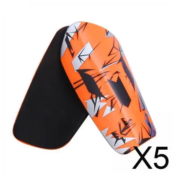 

5x Set of 2 Soccer Shin Guards for Calf Protection, Portable Gear for Boys And Kids