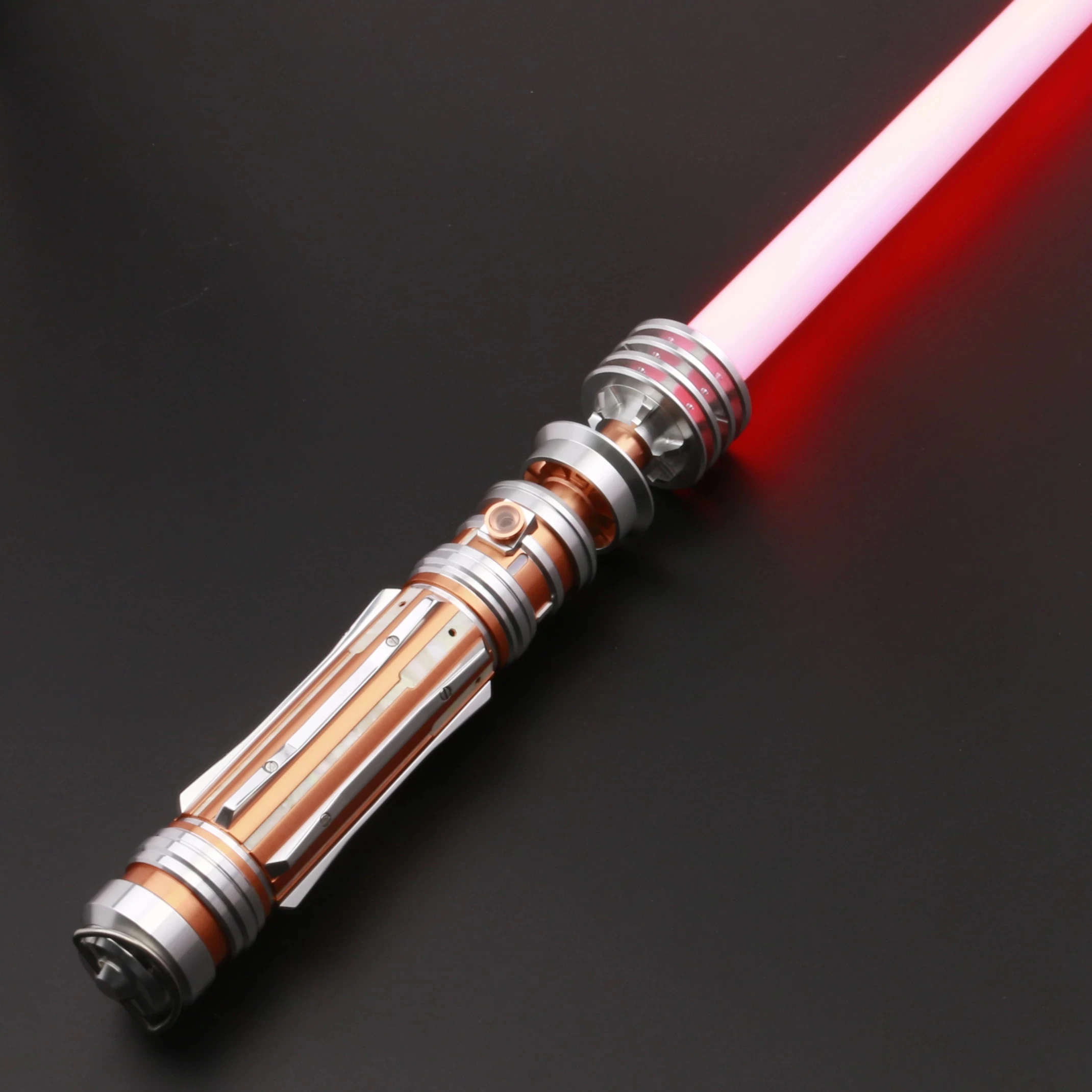 RGB Metal Lightsaber Cosplay Laser Sword Toy FX Duel Light Sword Charging Heavy Dueling 5 Set Sound 12 Color Changing