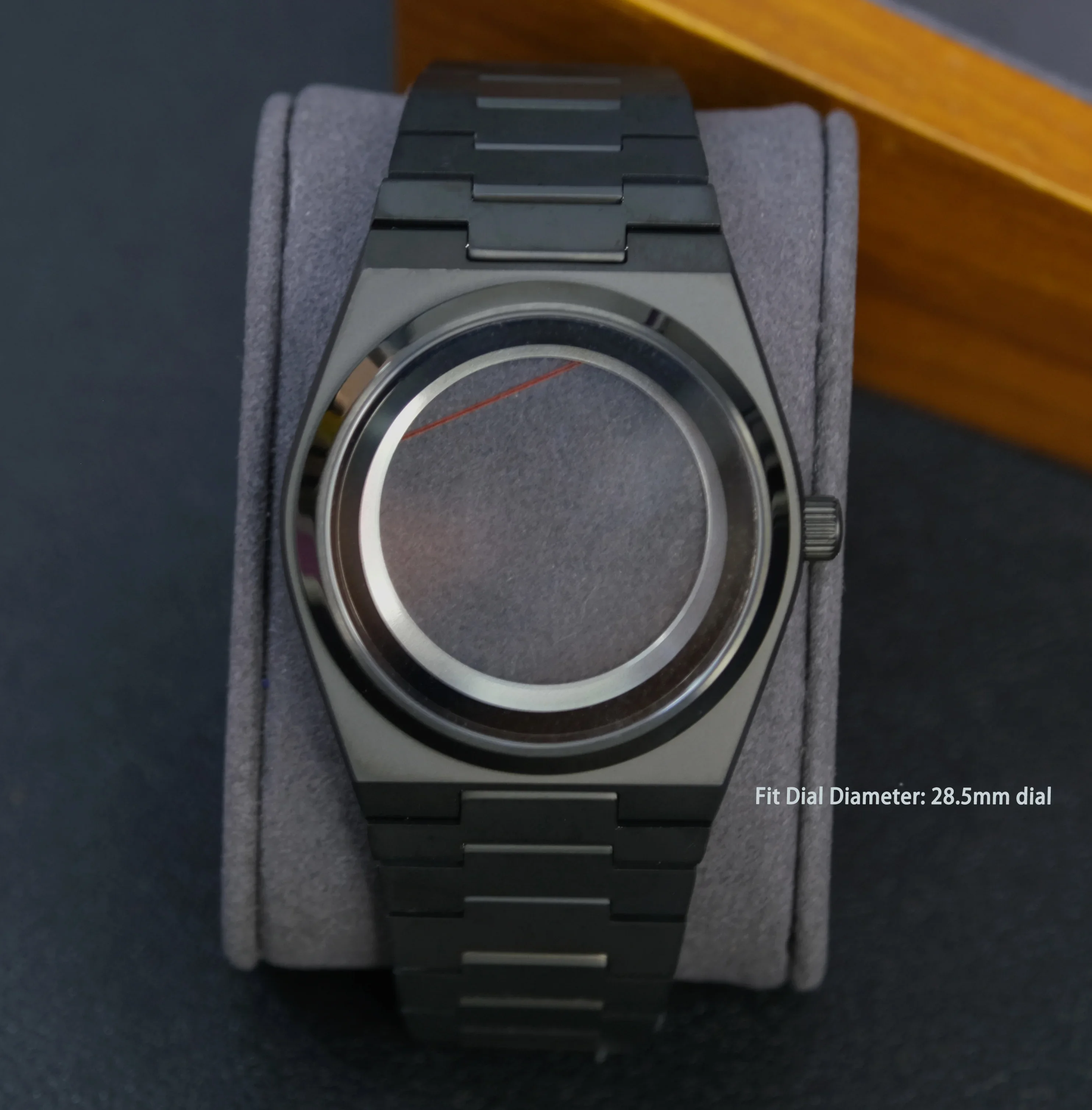 PRX Super Player for NH35 Movement Fit for 28.5mm DIal Sapphire Glass Stainless Steel Watch Case Band Waterproof Modification