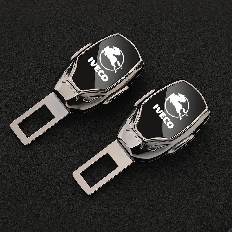 For IVECO Banner 3ft X5 Ft 3ft X5ft Daily IV V VI Van EcoDaily Car Interior Accessories Auto Logo Custom Seat Belt Buckle Clip