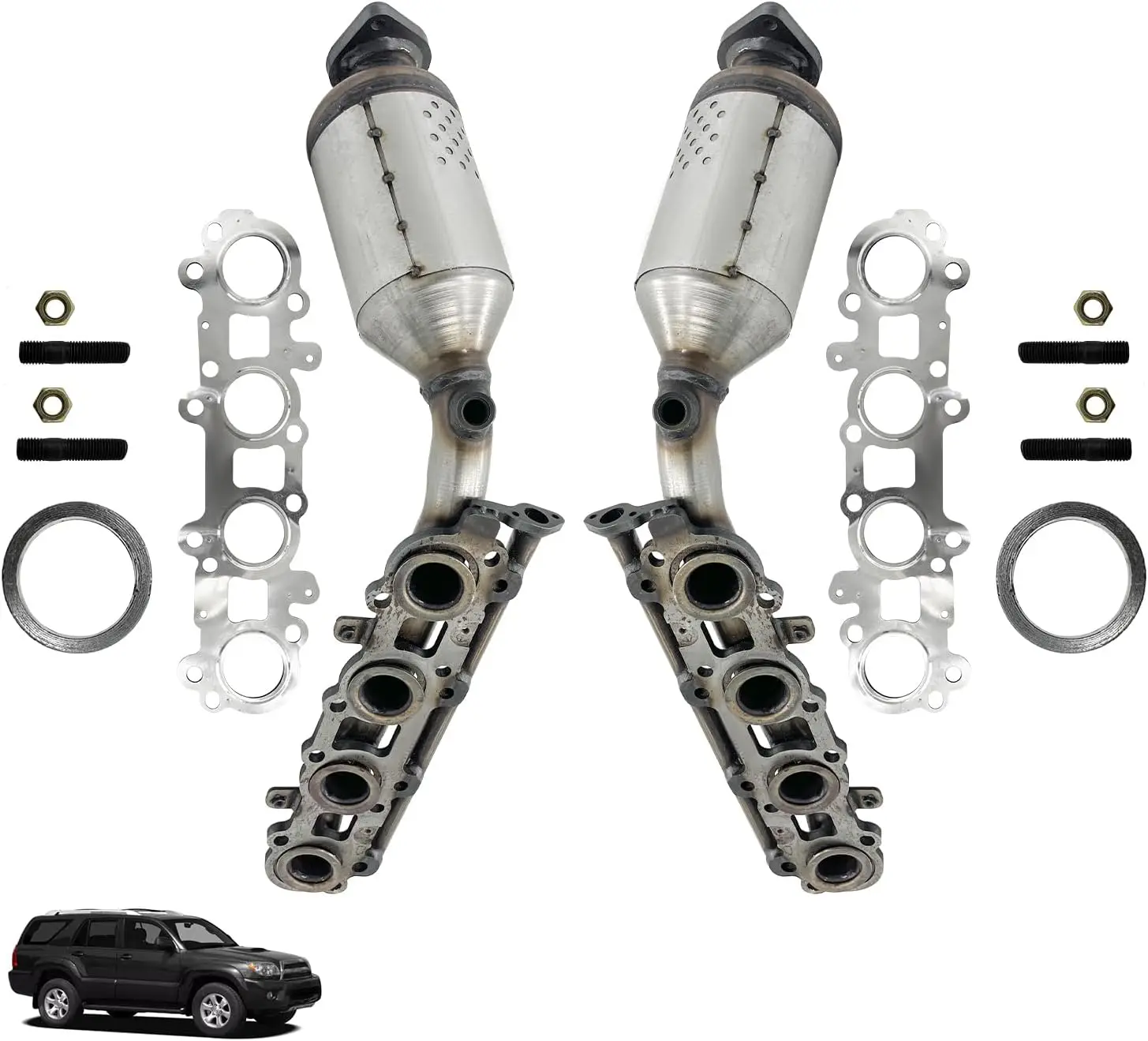 

17150-50050 17140-50060 Catalytic Converter Compatible with Toyota 4Runner V8 2005-2009 Lexu-s GX470 2006-2009 GX470 2005 (Built