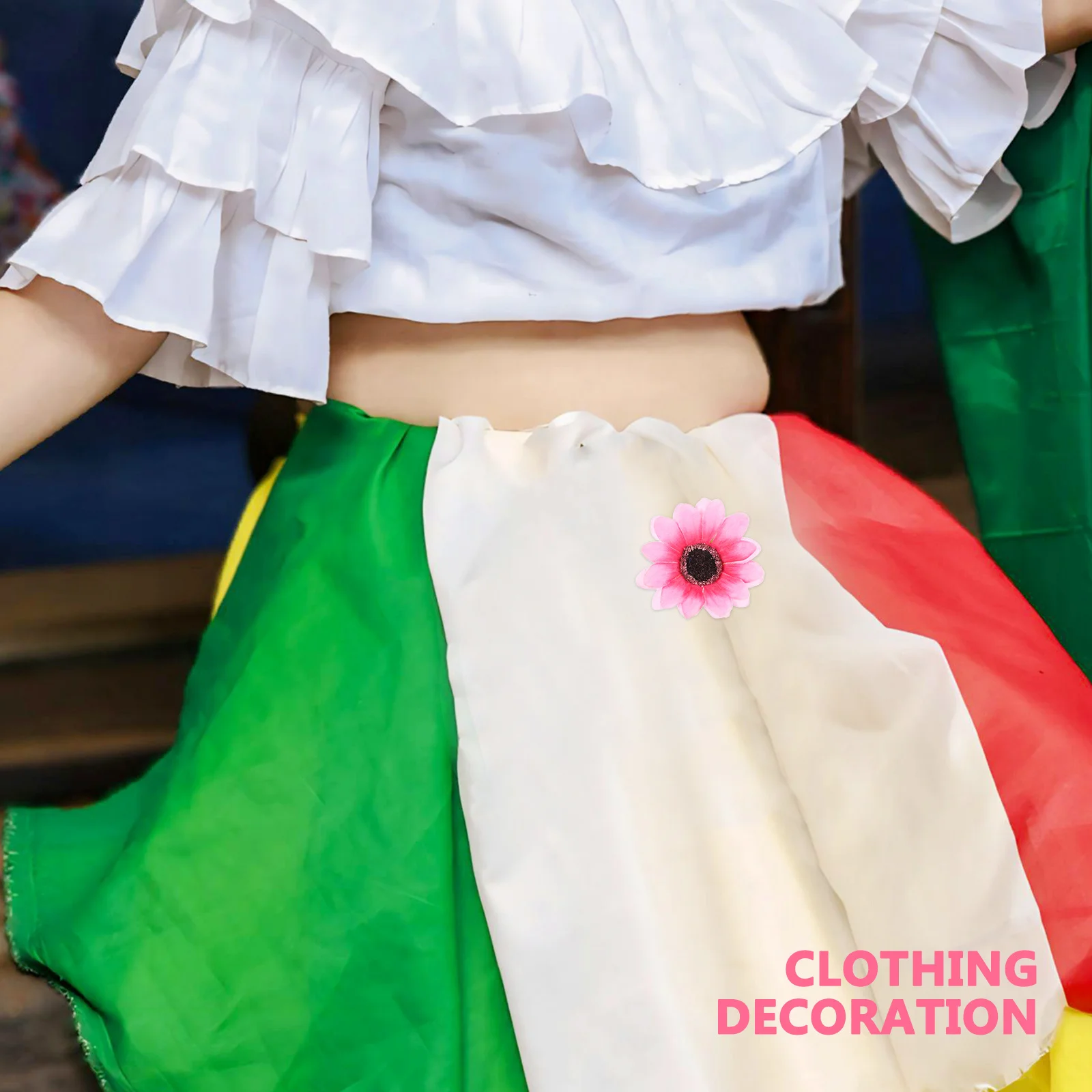 

50Pcs Mini Artificial Sunflower Heads Fake Flowers for Wedding Party Decorations DIY Crafts Simulation Flowers