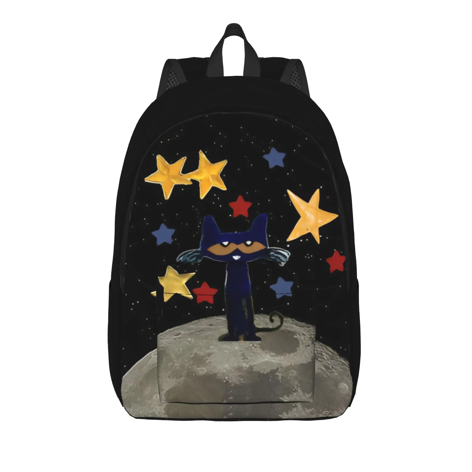 Pete the Cat  Backpack for Men Women Fashion Student Business Daypack Cool Cartoon Kitten College Shoulder Bag Sports