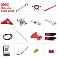 JCZK 300C Helicopter Parts All Series Aircraft RC Helicopter Model Replacement tail Parts 300C-A030~A053