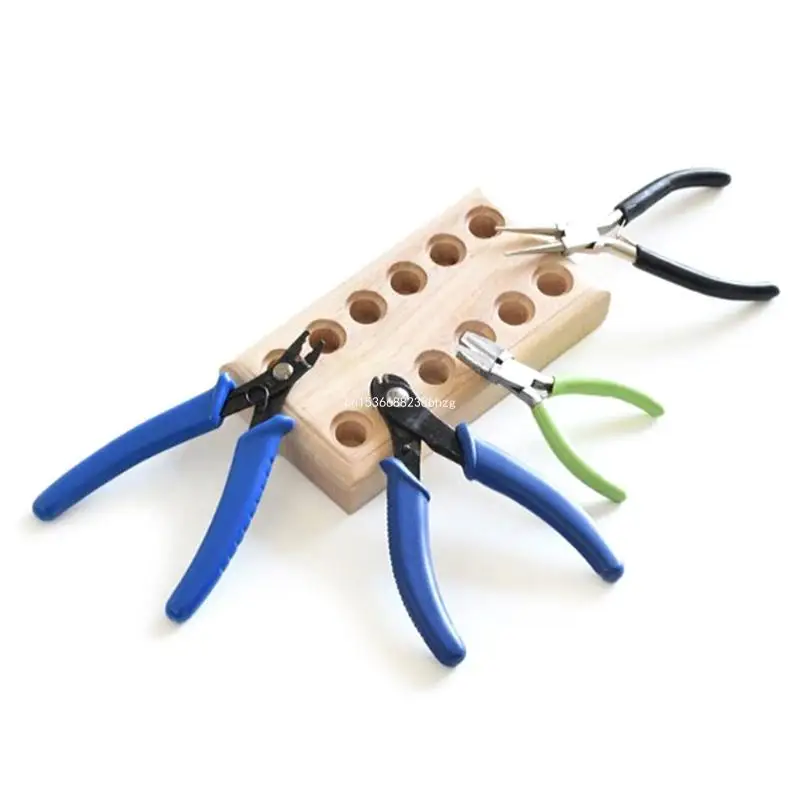 

Wooden Pliers Storge Holder for Storing Pliers Wire Cutters Gift for DIY Work Friends Family Keep Tools Neatly Stored