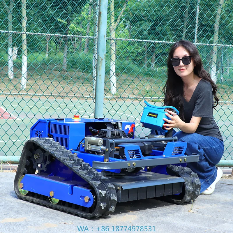 

Wireless Remote Control Efficient and EconomicalHighly Cost-Effective Self-Propelled Robotic Lawn Mower 4-Stroke