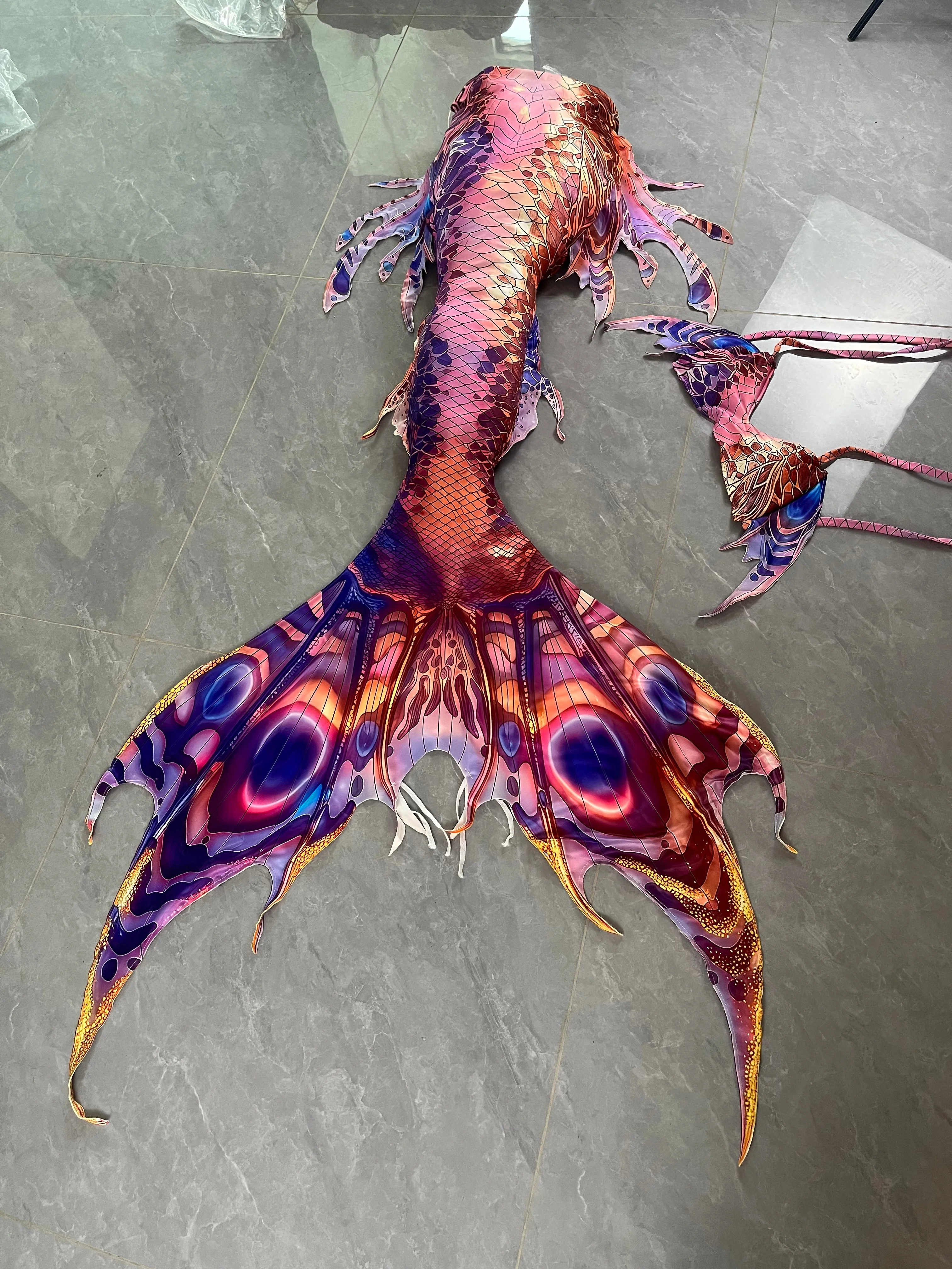 New European And American Comfortable Mermaid Performance Costume High-Quality Mermaid Outfit For Beach Travel view 3