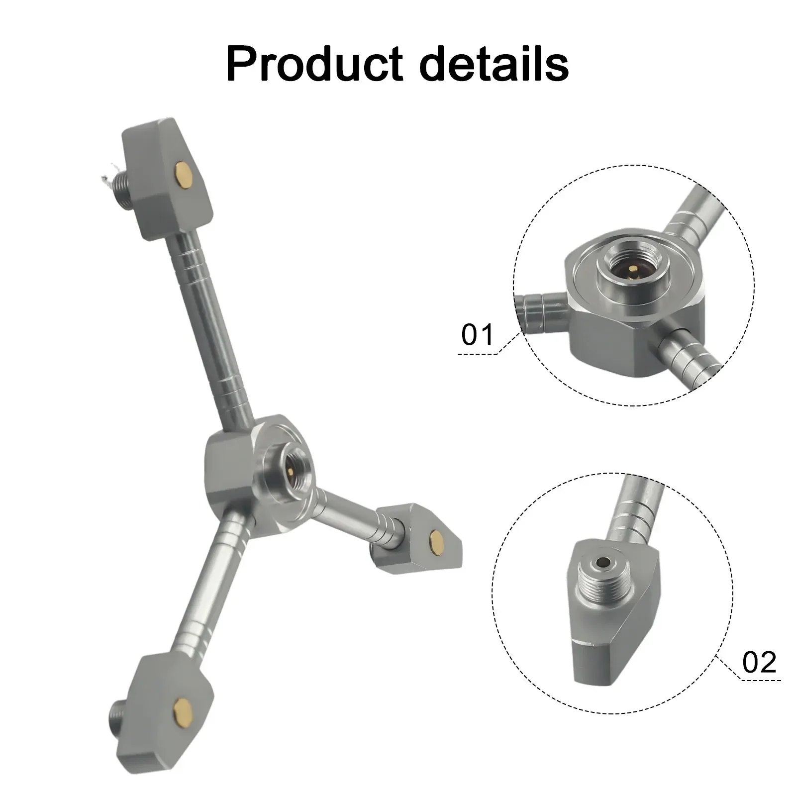 

Outdoor Camping Stove Adapter One-Three Outputs Tank Conversion Gas Distributor Flat Gas Adapter Outdoor Three Head Stove Gas