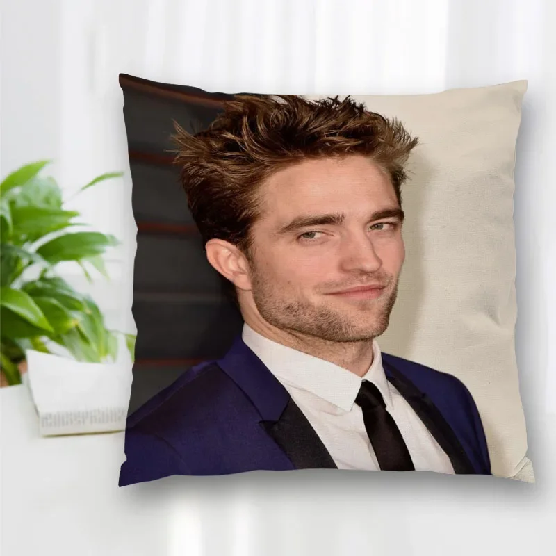 Square Pillowcase Robert Pattinson Cushion Cover Polyester Throw Pillows Sofa Home Decor Decoration Decorative Pillowcase