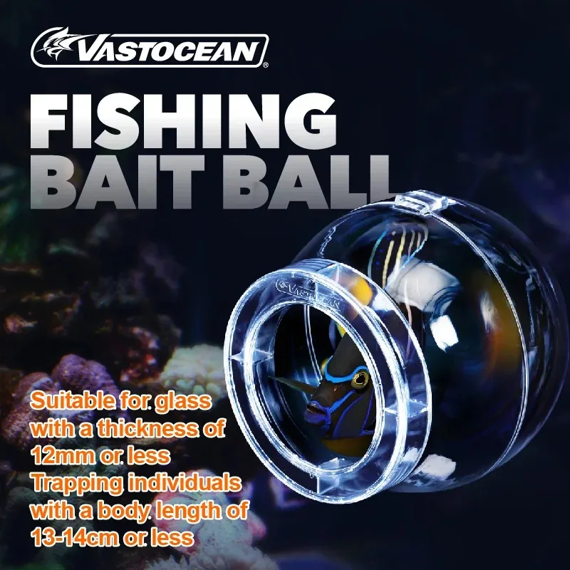 vastocean-magnetism-fish-catching-ball-aquarium-fish-trap-high-transparent-plastic-catcher-for-marine-fish-tank