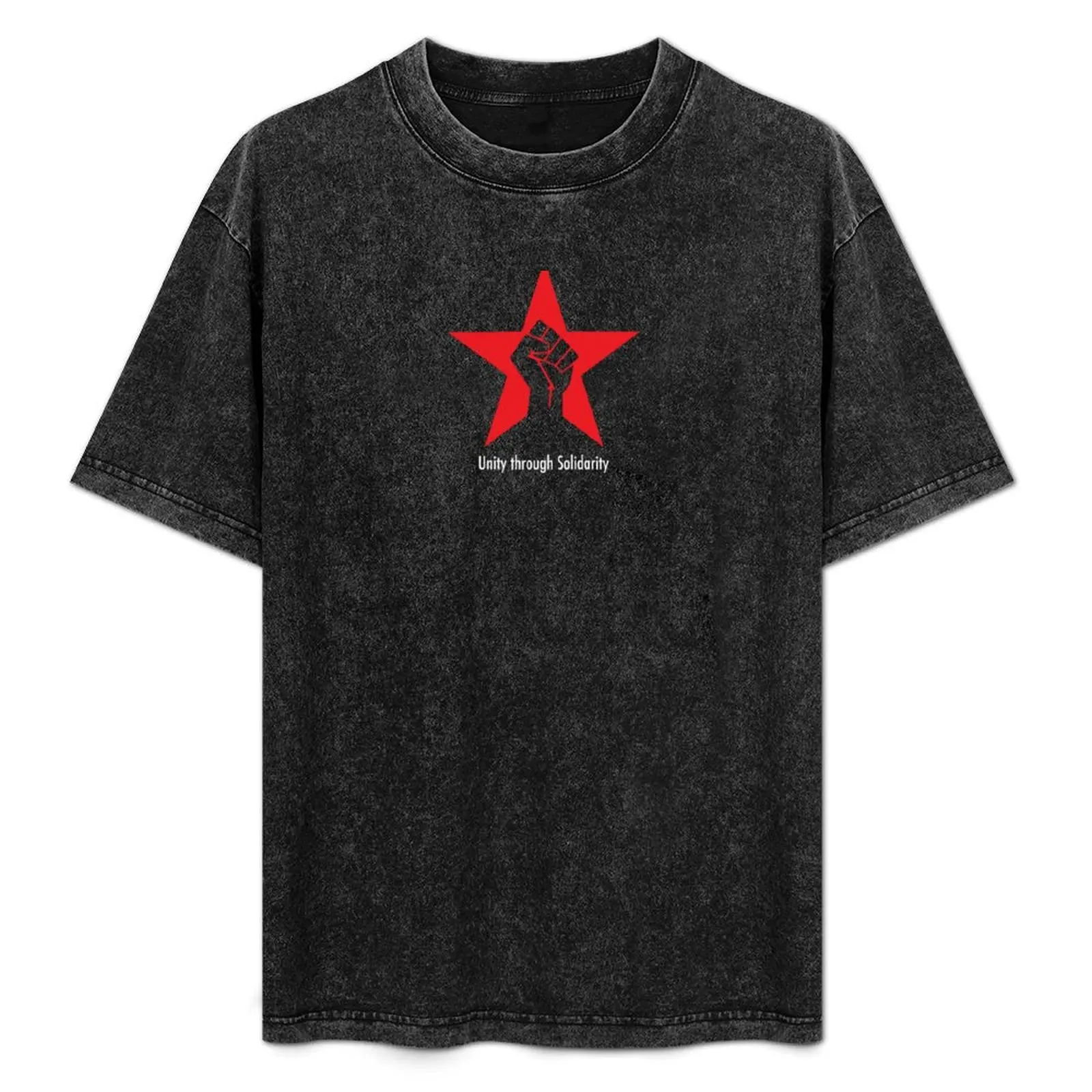 T-shirt Unity through Solidarity, T-shirt à manches courtes pour exercices de gym