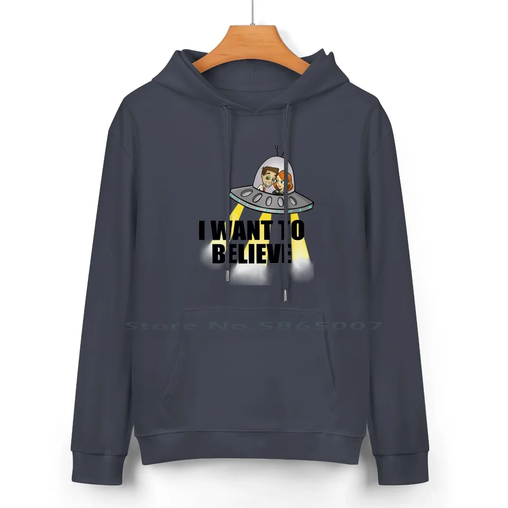 I Want To Believe Pure Cotton Hoodie Sweater 24 Colors Dana Scully Fox Mulder The X Files I Want To Believe Ufo Fanart Fan Art