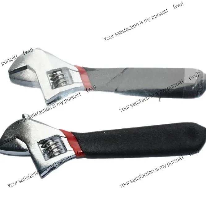 For 4 Inch 100mm Thickened Adjustable Wrench, Black Phosphating Anti-rust, Labor-saving Multi-function Spanner