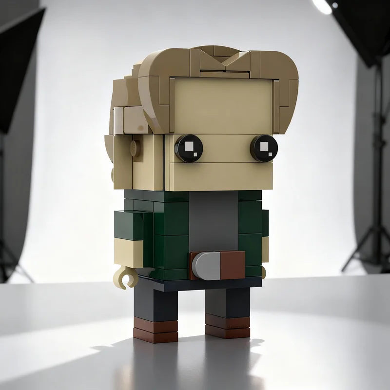 

132pcs MOC James Sunderland Silent Hill 2 Brickheadz Model Building Blocks DIY Gift Creative Collectible Display Decor Premium