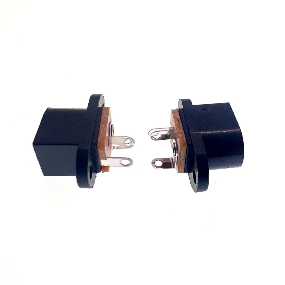 10PCS  DC-016 DC Power Socket Jack Connector with Ear DC016  3Pin DIP Needle Size Adaptation 5.5mmx2.1mm Power Plug 5.5mmx2.5mm