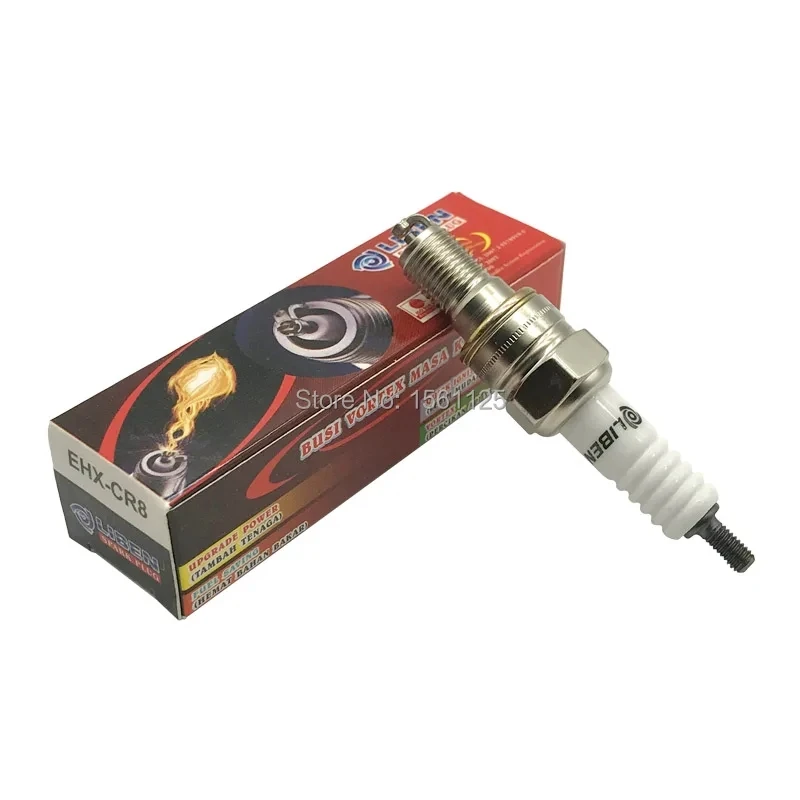 1 2 4PCS 100% Genuine Vortex Power Motor Spark Plug EHX-CR8 FOR CR7EH CR8EHIX-9 CR8EH IUH24 IMR8A-9H IMR8C-9H UH4CC U24FER9