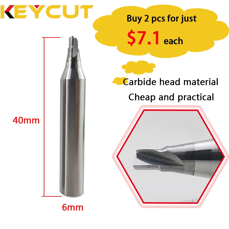 Pemotong Tahan Fraktur 1.0Mm 1.5Mm 2.0Mm 2.5Mm untuk Mesin Duplikator Kunci Manual WENXING DEFU SILCA MATRIX