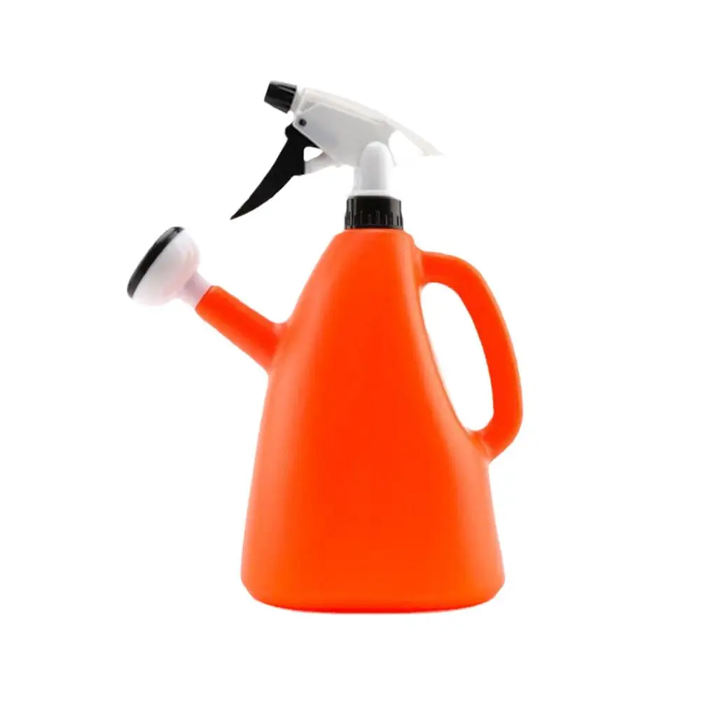 2 In 1 Adjustable 1L Plastic Watering Can For Indoor Gardens Pressure Spray Kettle PP Resin Plants Watering Can Dropshippin M2X2