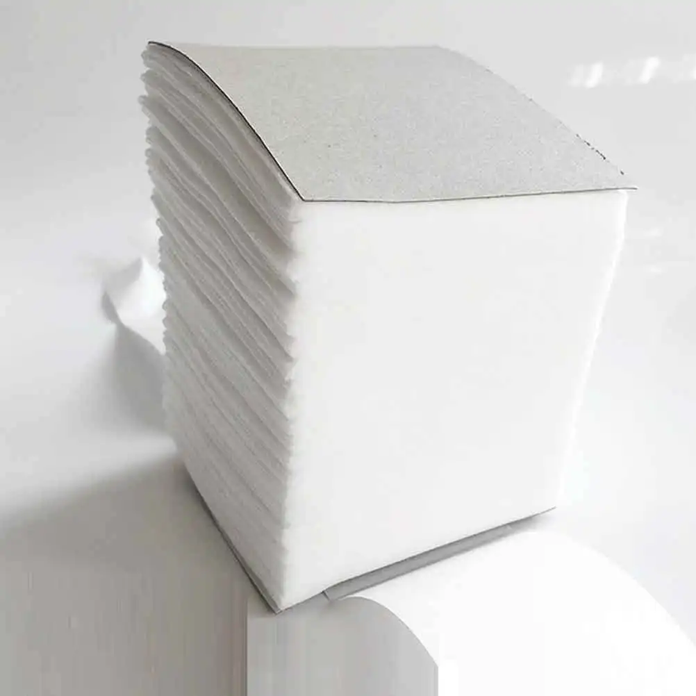 Tampons démaquillants non tissés doux, 300 pièces, lingettes nettoyantes absorbantes pour la peau du visage, pour Salon de maison, tampons démaquillants pour Nail Art