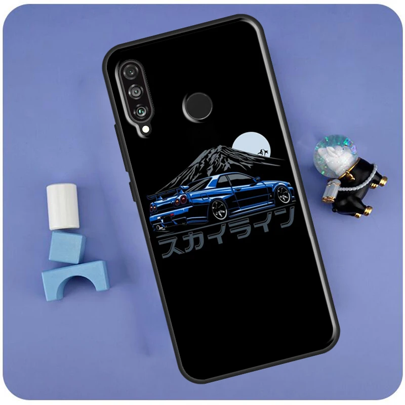 Tokyo Racing car Cover For Huawei Nova 10 9 SE 5T 11i 8i 7i 3i Y90 Y91 Y70 Y60 Y61 P40 Lite P30 P60 Pro Case