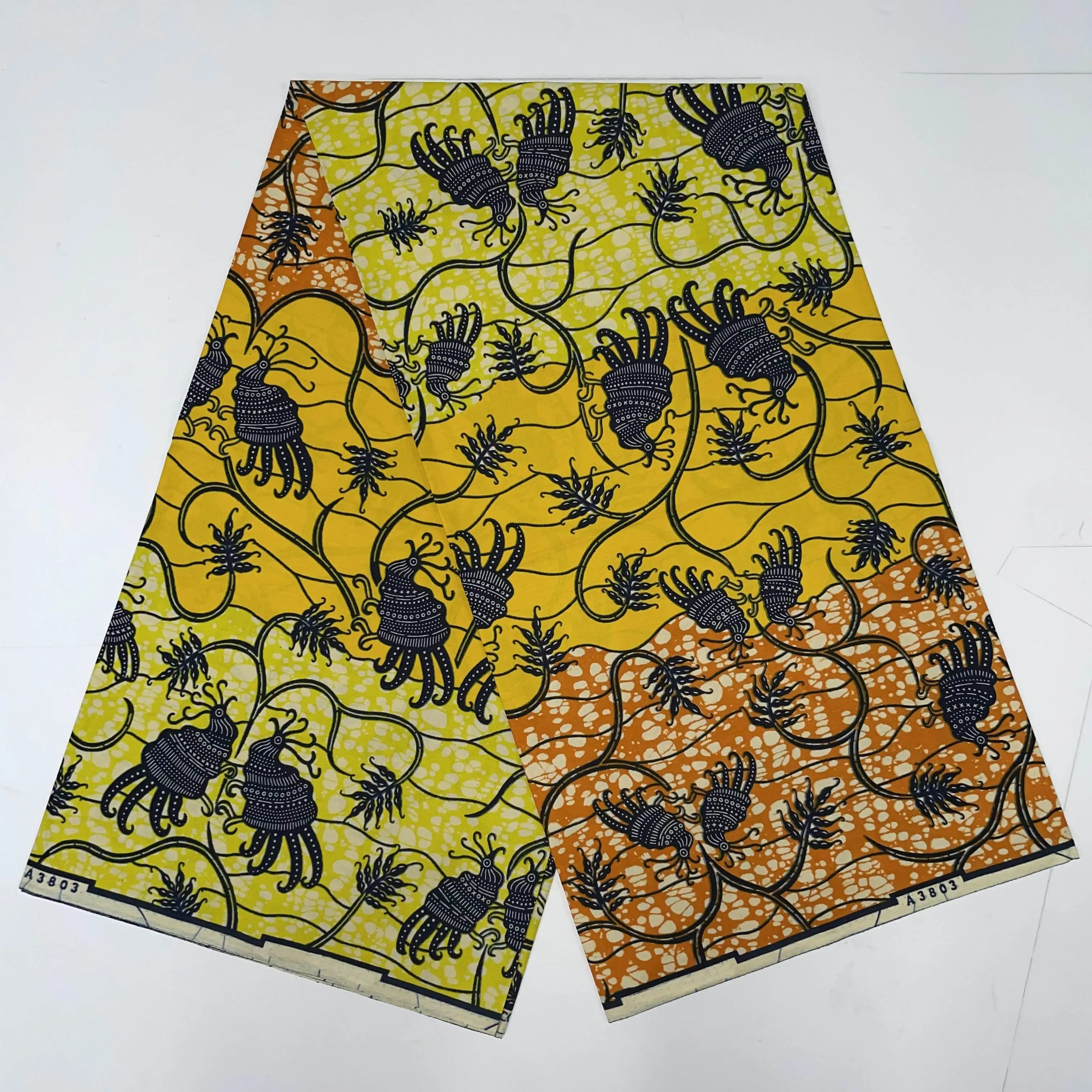 Ankara Wax Fabric 2024 High Quality African Wax Print Fabric 100% Cotton Soft Guaranteed Veritable African Real Wax Pagne Dress