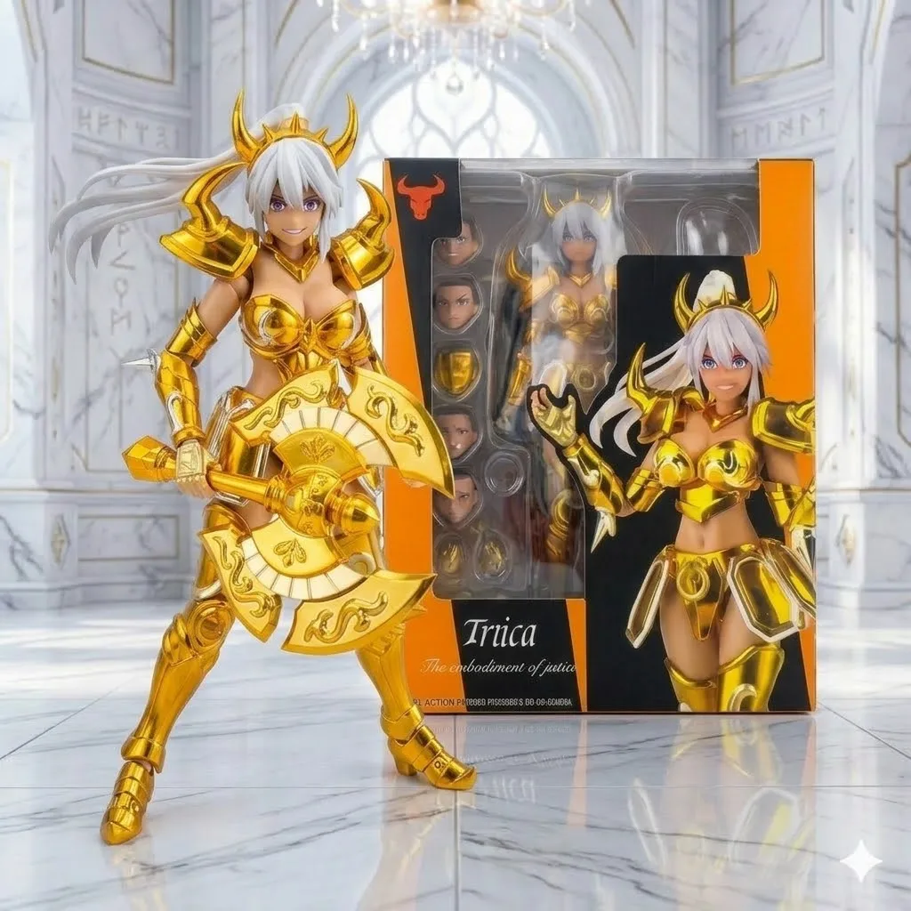 

[9-Hour Shipping]Great Toys/GT Saint Seiya Myth Cloth EX Taurus Erica Holy Contract Female Zodiac Knights of Action Figure Model