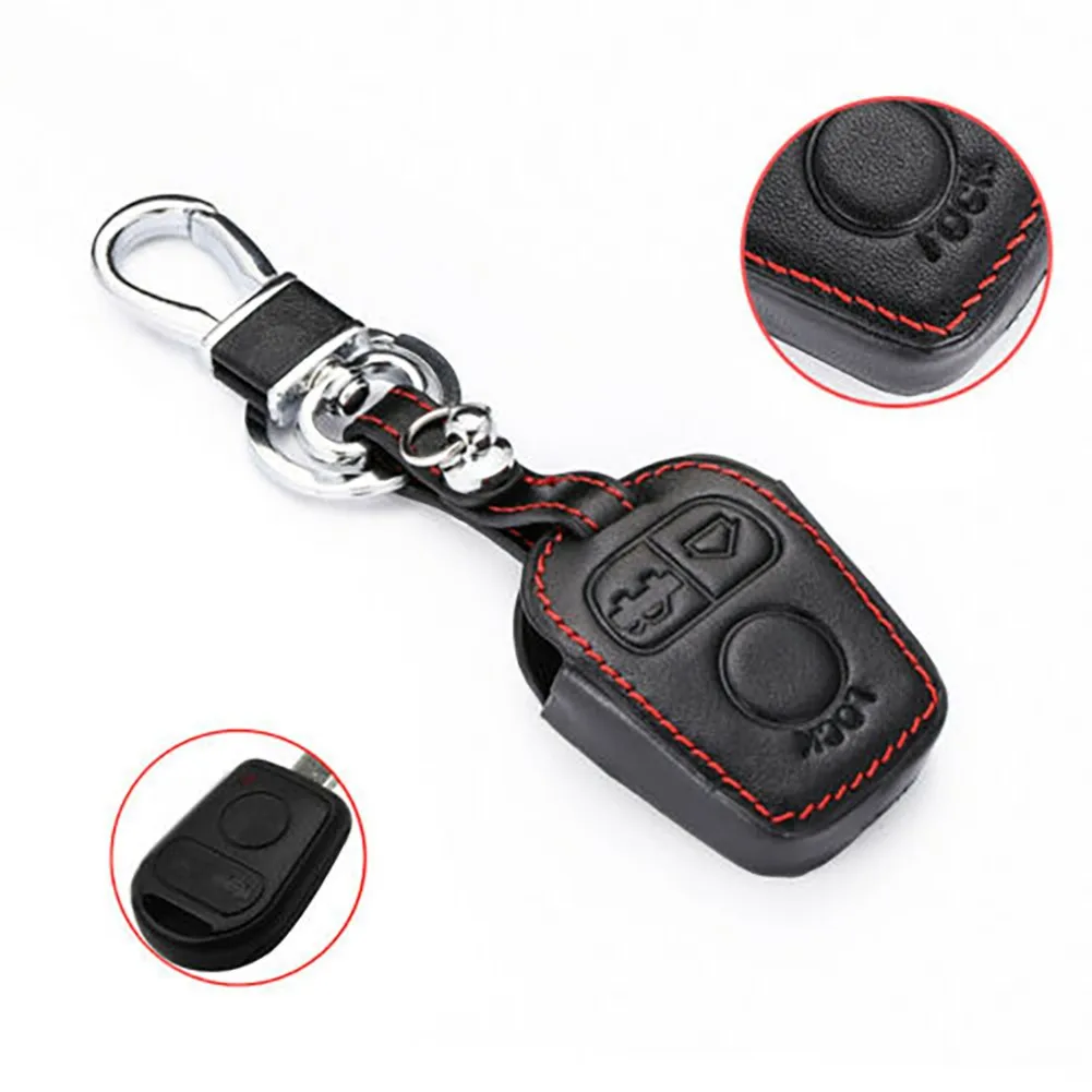 

Leather Key Case with 3 Buttons For For BMW E34 E36 E38 E39 E46 Series 3 5 7 Car Keys Offering Effective Key Protection