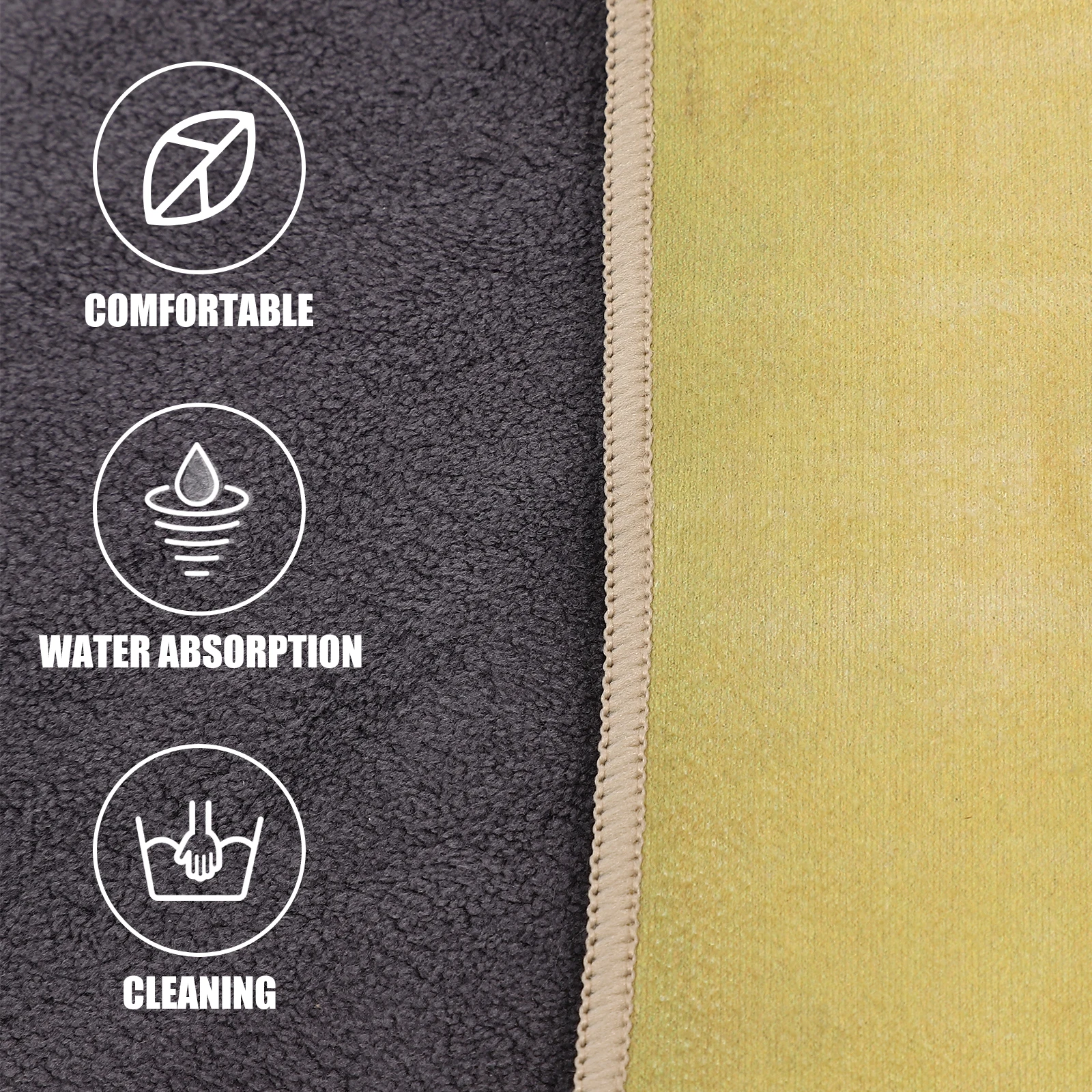 

2pcs Tea Towel Thickened Premium Kitchen Towel For Dish Glass Cookware Cleaning Multipurpose Water Absorbent Tea Table Pad