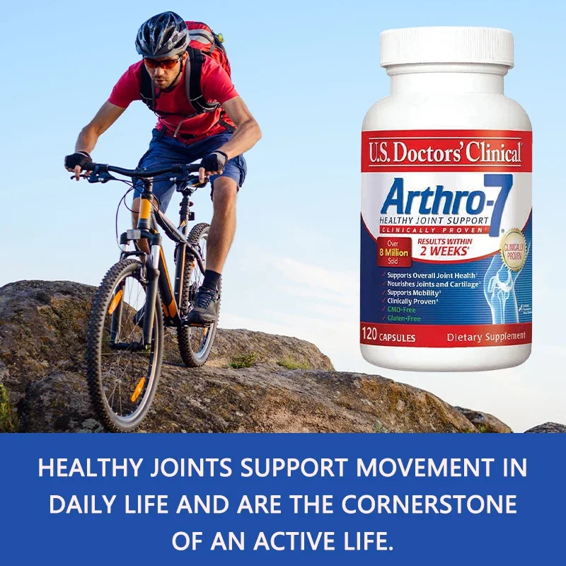 Arthro-7 - Joint Support Complex with Turmeric and Collagen for Enhanced Joint Flexibility, Mobility and Strong Cartilage