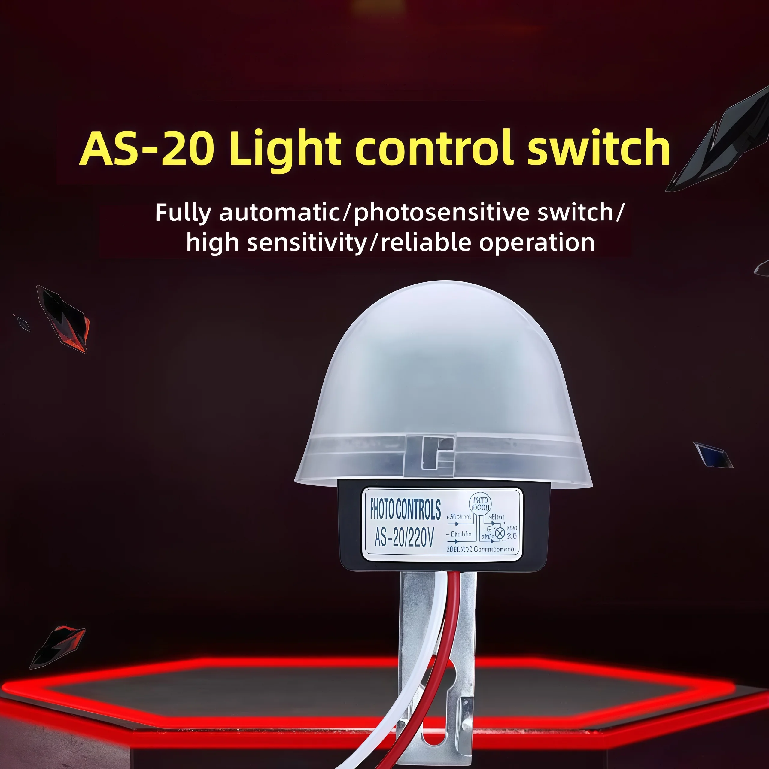 Fully automatic light-controlled switch AS-20