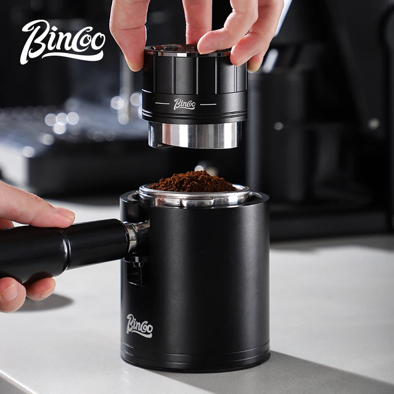 Bincoo 58.35MM Gravity Powder Dispenser, Coffee Dispenser, Italian Espresso Dispenser, Masher, Home Coffee Maker Accessories