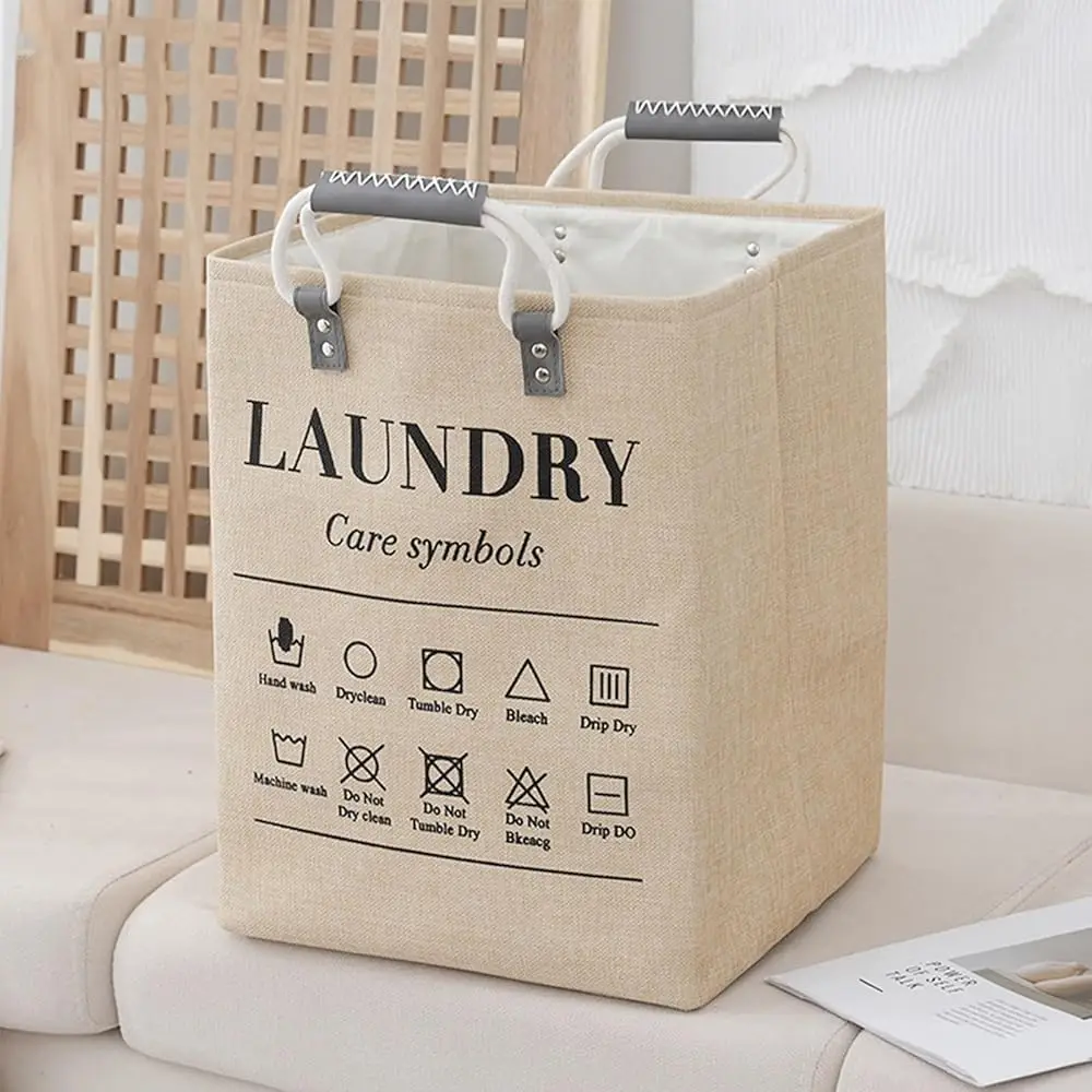 

Маленькая корзина для белья, 50 л, складная корзина-органайзер для белья с ручками, модная портативная корзина для белья в спальню, для стирки