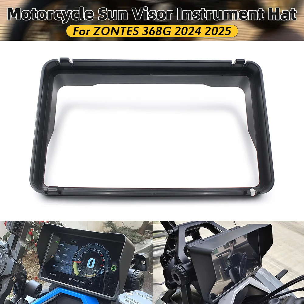 Motorcycle Accessories Sun Visor Cover Instrument Screen Sunshade Guard Protection For ZONTES 368G G368 368 G 2024 2025