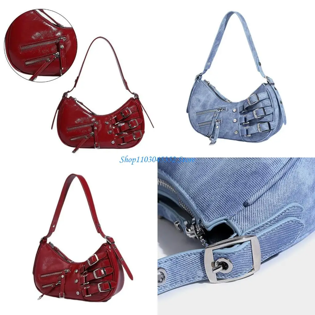 

Shoulder Bags Handbag Solid Color PU Leather Bag for Travel